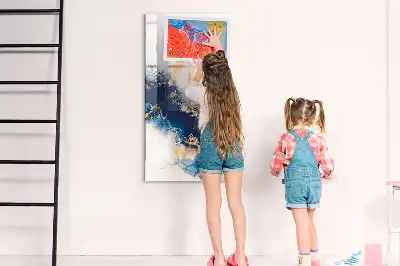 Tablă cu marker din marmură absolută