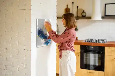 Tablă cu marker din marmură absolută