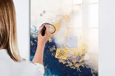 Tablă cu marker din marmură absolută
