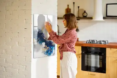 Tablă cu marker din marmură absolută
