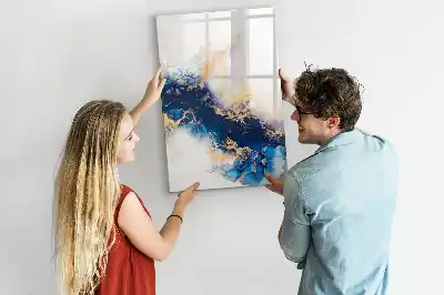 Tablă cu marker din marmură absolută
