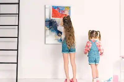 Tablă cu marker din marmură absolută