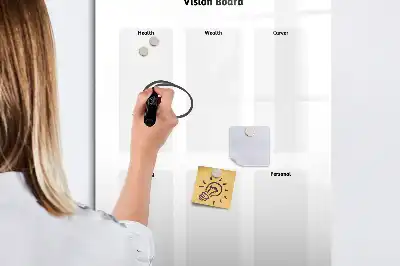 Tablă cu marker panou de viziune
