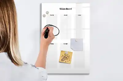 Tablă cu marker panou de viziune