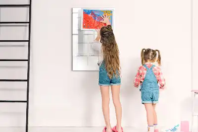 Tablă magnetică pentru notarea obiectivelor lunare cu design pentru planificare lunară