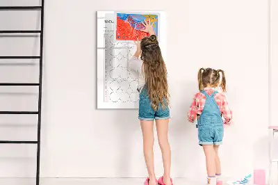 Tablă magnetică de scris provocare de 30 de zile