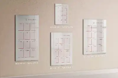 Tablă magnetică de scris calendar de aniversări