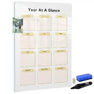 Planificator anual tablă magnetică de scris