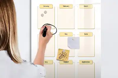 Planificator anual tablă magnetică de scris