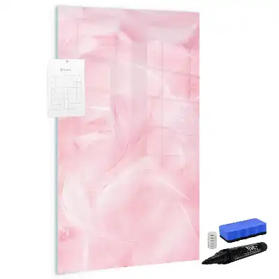 Tablă magnetică de scris model Pene delicate