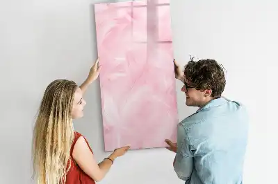 Tablă magnetică de scris model Pene delicate