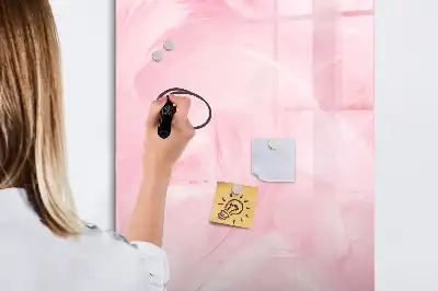 Tablă magnetică de scris model Pene delicate
