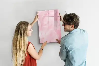 Tablă magnetică de scris model Pene delicate