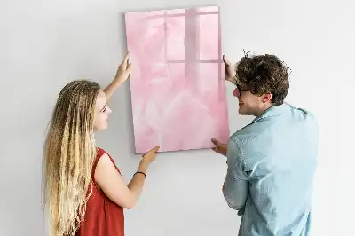 Tablă magnetică de scris model Pene delicate
