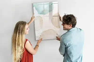 Tablă cu marker model Pete pastelate