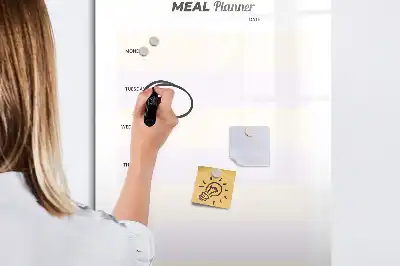 Tablă magnetică de scris planificator de mese