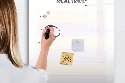 Tablă magnetică de scris planificator de mese