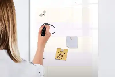 Tablă magnetică de scris planificator de mese