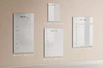 Tablă magnetică de scris planificator de mese