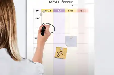 Tablă magnetică de scris planificator de mese