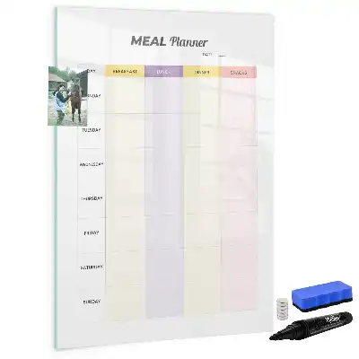 Tablă magnetică de scris planificator de mese