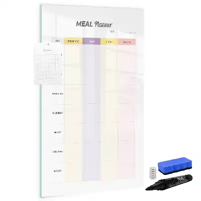 Tablă magnetică de scris planificator de mese