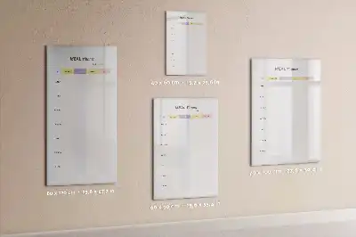 Tablă magnetică de scris planificator de mese