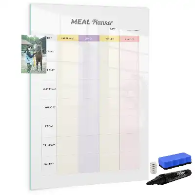 Tablă magnetică de scris planificator de mese