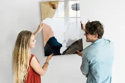 Tablă cu marker cu imprimeu abstract în acuarelă