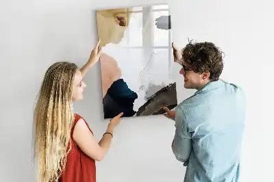 Tablă cu marker cu imprimeu abstract în acuarelă