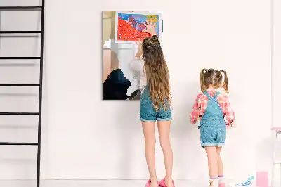 Tablă cu marker cu imprimeu abstract în acuarelă