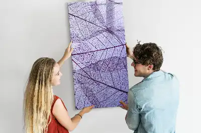 Tablă magnetică de scris cu model textură de frunză
