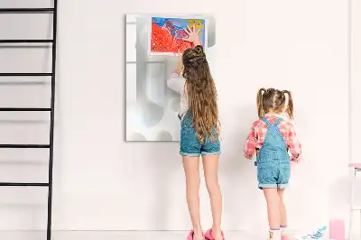Tablă cu marker abstracție de sferă