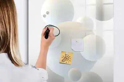 Tablă cu marker abstracție de sferă