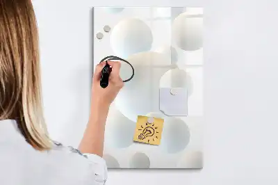 Tablă cu marker abstracție de sferă