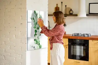 Tablă cu marker model frunze de papură