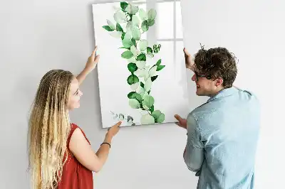 Tablă cu marker model frunze de papură