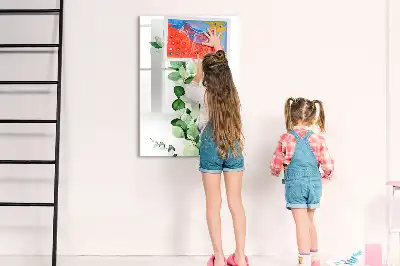 Tablă cu marker model frunze de papură