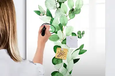 Tablă cu marker model frunze de papură