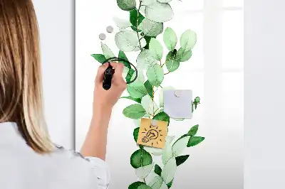 Tablă cu marker model frunze de papură
