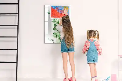 Tablă cu marker model frunze de papură