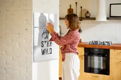 Tablă cu marker model Munți sălbatici