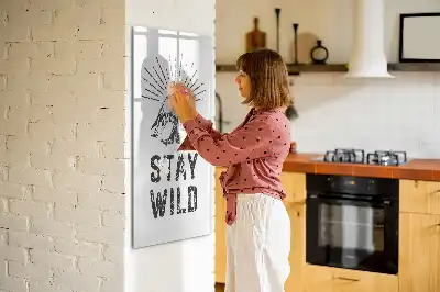 Tablă cu marker model Munți sălbatici