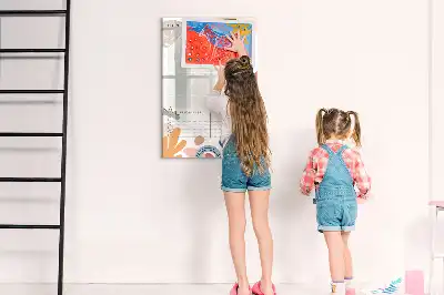 Tablă magnetică de scris planificator lunar
