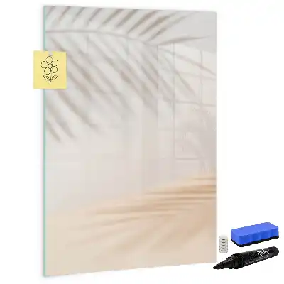 Tablă cu marker cu imprimeu frunză de palmier