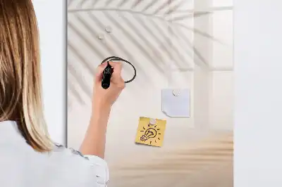 Tablă cu marker cu imprimeu frunză de palmier