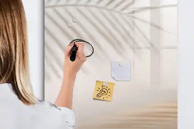 Tablă cu marker cu imprimeu frunză de palmier