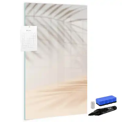 Tablă cu marker cu imprimeu frunză de palmier