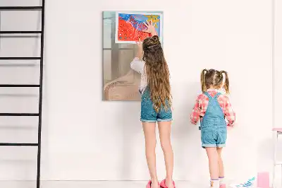 Tablă cu marker cu amestec de culori
