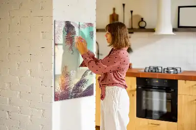Tablă cu marker cu model palmier tropical